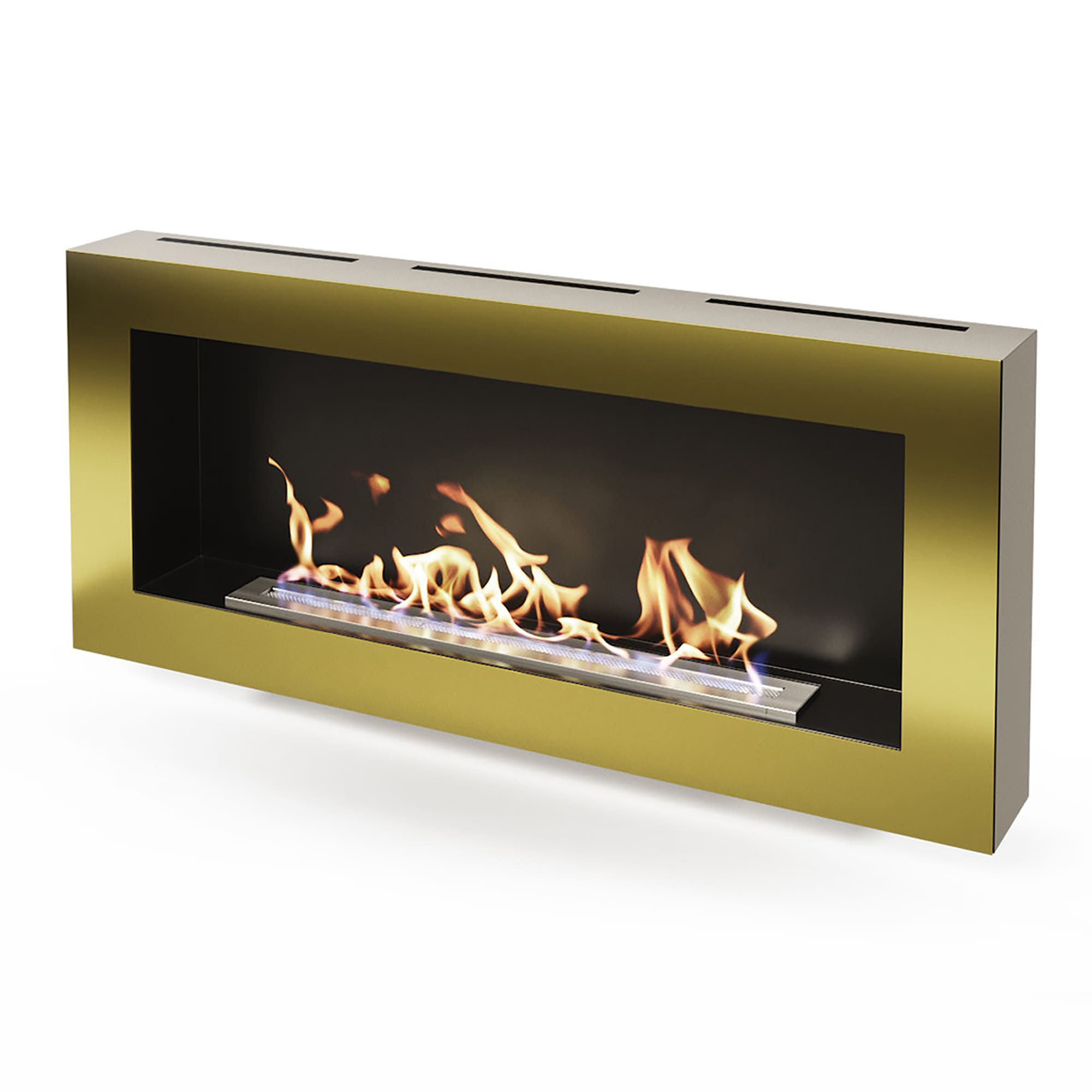 Биокамин "Русский огонь" Барокко 1200N настенный с защитным и декоративным стеклом по цене 53 100 руб.