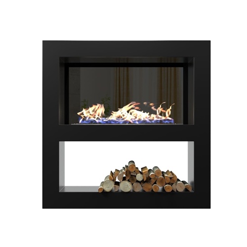 Биокамин "Русский огонь" Лобби 1200 встраиваемый с защитным и декоративным стеклом