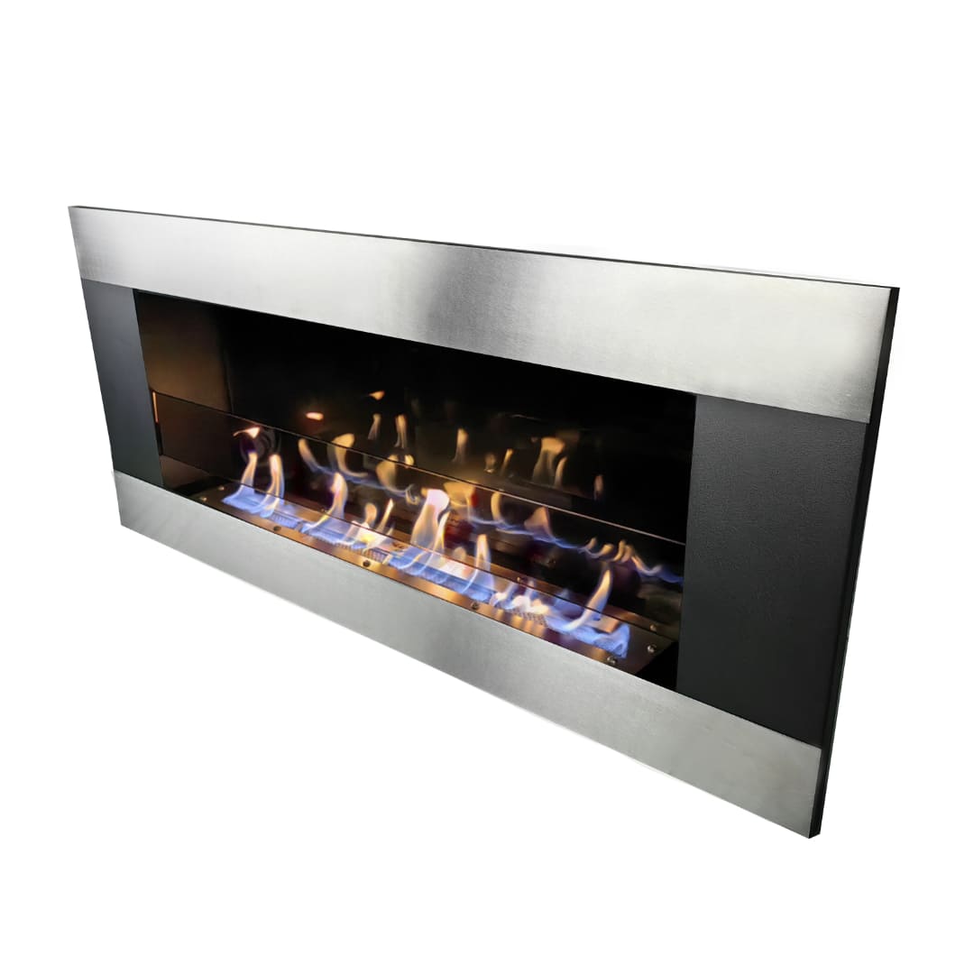 Биокамин "Русский огонь" Модерн 1200V встраиваемый с декоративным стеклом (стемалитом) по цене 43 650 руб.