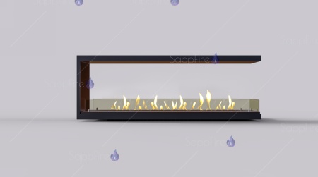 Встраиваемый биокамин / торцевой сквозной очаг 700 (SappFire) по цене 39 000 руб.