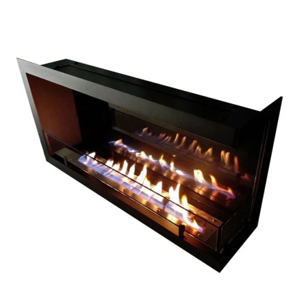 Биокамин "Русский огонь" Честер 1000 угловой правый с защитным стеклом по цене 36 850 руб.