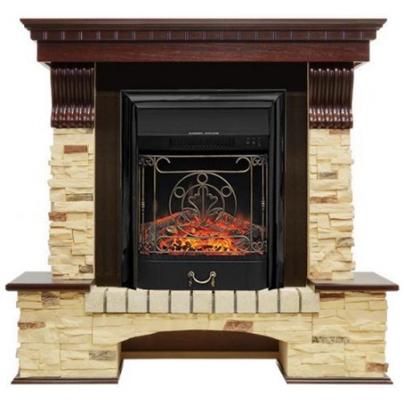 Pierre Luxe сланец (темный дуб)+Majestic FX Black