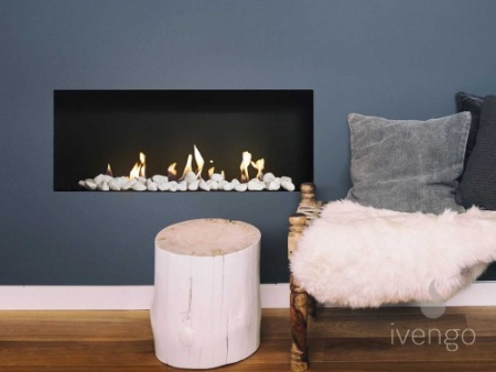 Биокамин Ivengo Slim | фронтальный узкий по цене 49 790 руб.