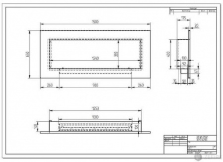 Биокамин ZeFire Elliot 1500 с белой рамкой Биокамин ZeFire Elliot 1500 с белой рамкой по цене 53 500 руб.