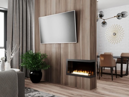 Биокамин "Русский огонь" Честер 700 угловой правый по цене 23 800 руб.