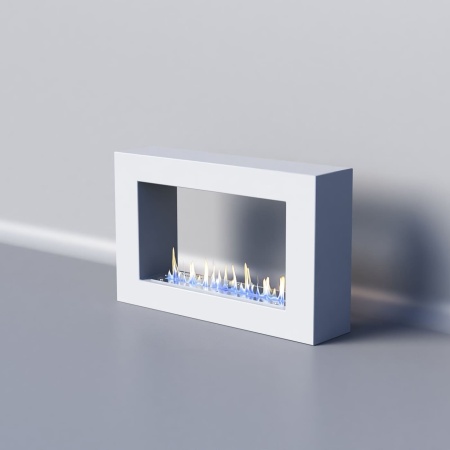 Биокамин "Русский огонь" Холл 650 настольный белый по цене 22 800 руб.